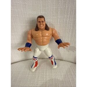 1991 WWE WWF The British Bulldog Wrestling Figure - Hasbro Titan‎